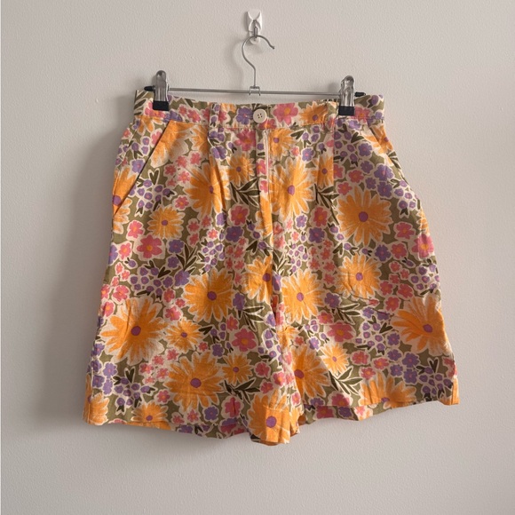 Princess Highway Pants - Colorful Floral Print Shorts